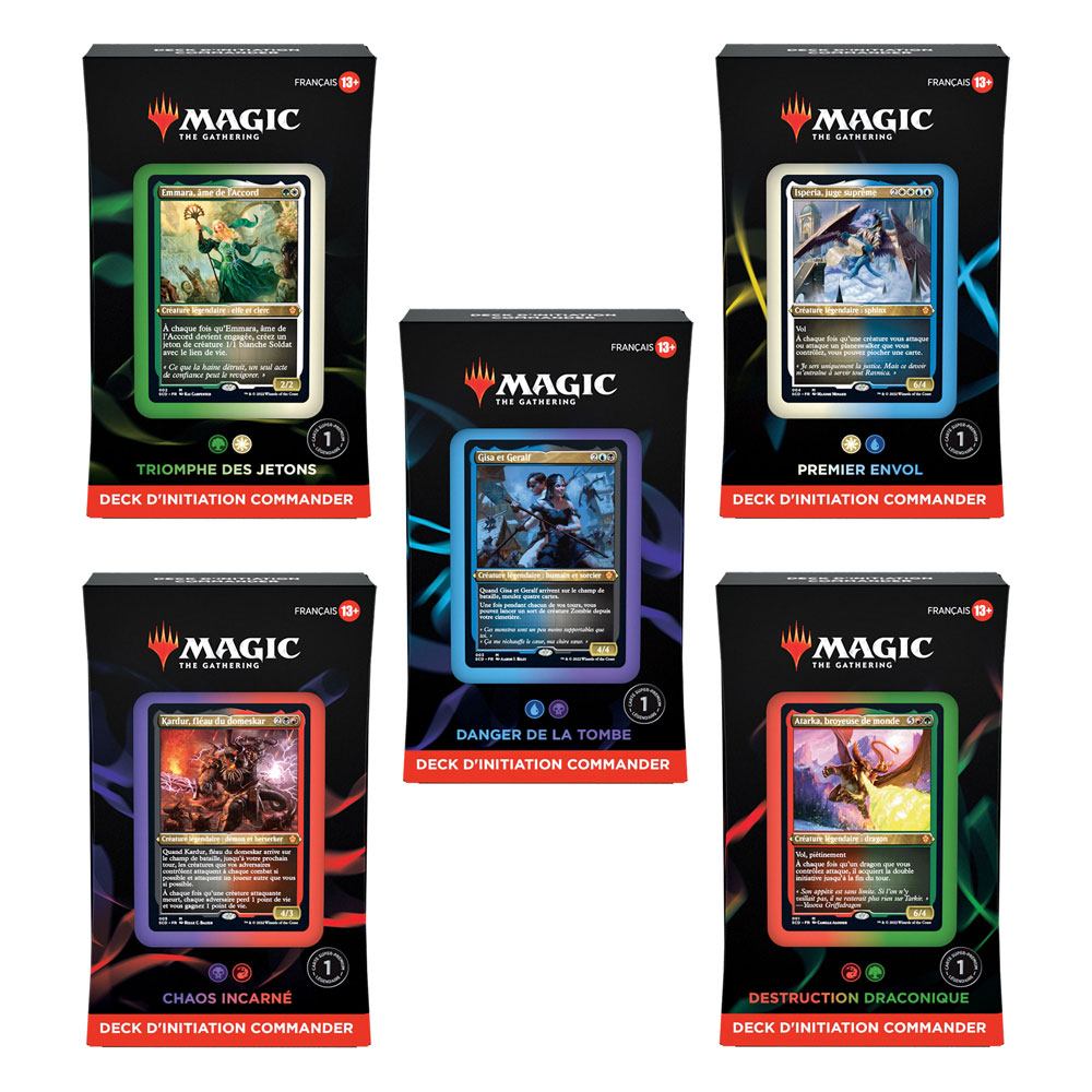 MTG - Deck d'initiation Commander 2022 x5