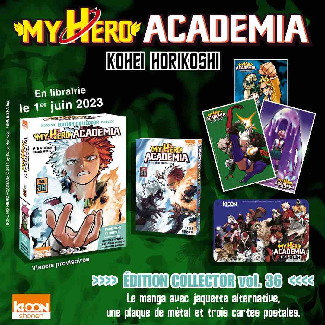 MANGA - KiooN - My Hero Academia : Volume 36 Edition Collector