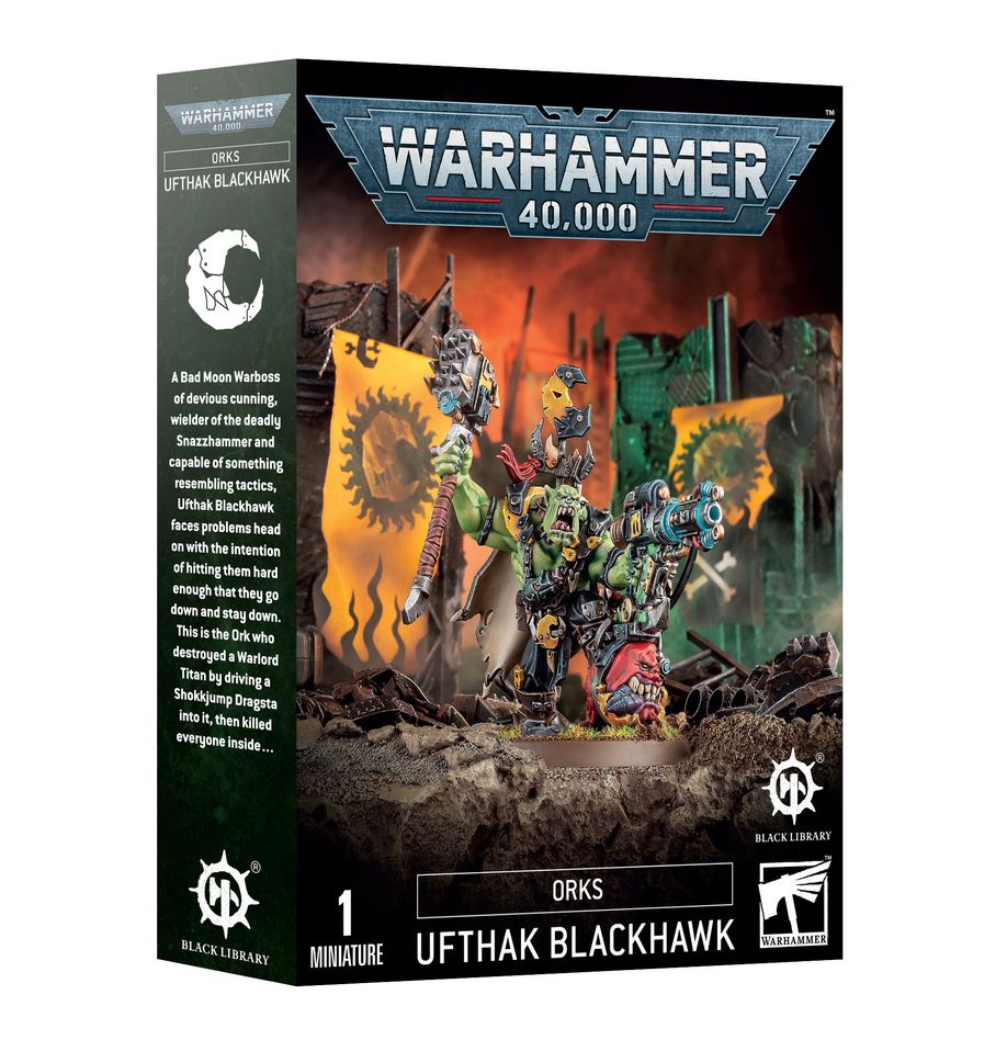 GAMES WORKSHOP - Black Library - Orks : Ufthak Blackhawk – Image 2
