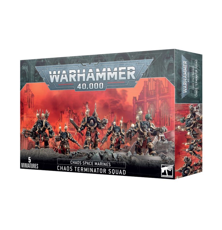 GAMES WORKSHOP - W40K - Chaos Space Marines : Chaos Terminators Squad – Image 2