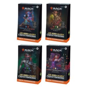 MTG - Les Hors-la-loi de Croisetonnerre : les 4 decks différents