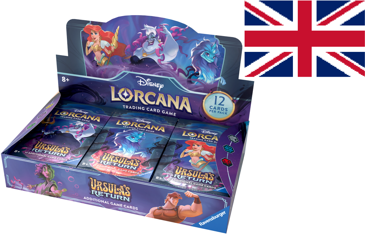 RAVENSBURGER - DISNEY - LORCANA - Pack GSURSULA - 1x Ursula's Return Display (24)(Ang.) + Tapis à Jouer : Stitch – Image 2
