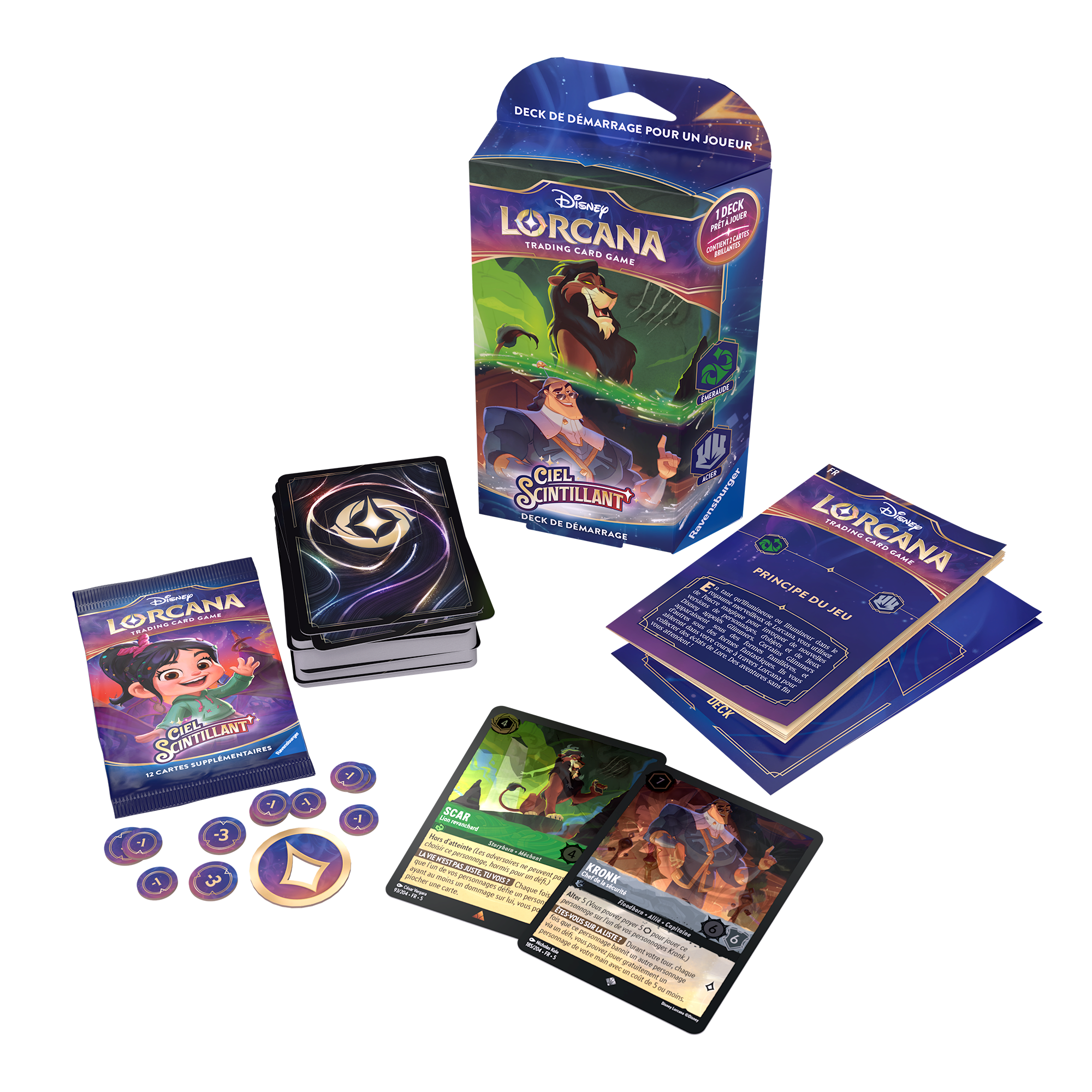 RAVENSBURGER - DISNEY - LORCANA - Ciel Scintillant Chap. 5 : 2x Deck démarrage – Image 3