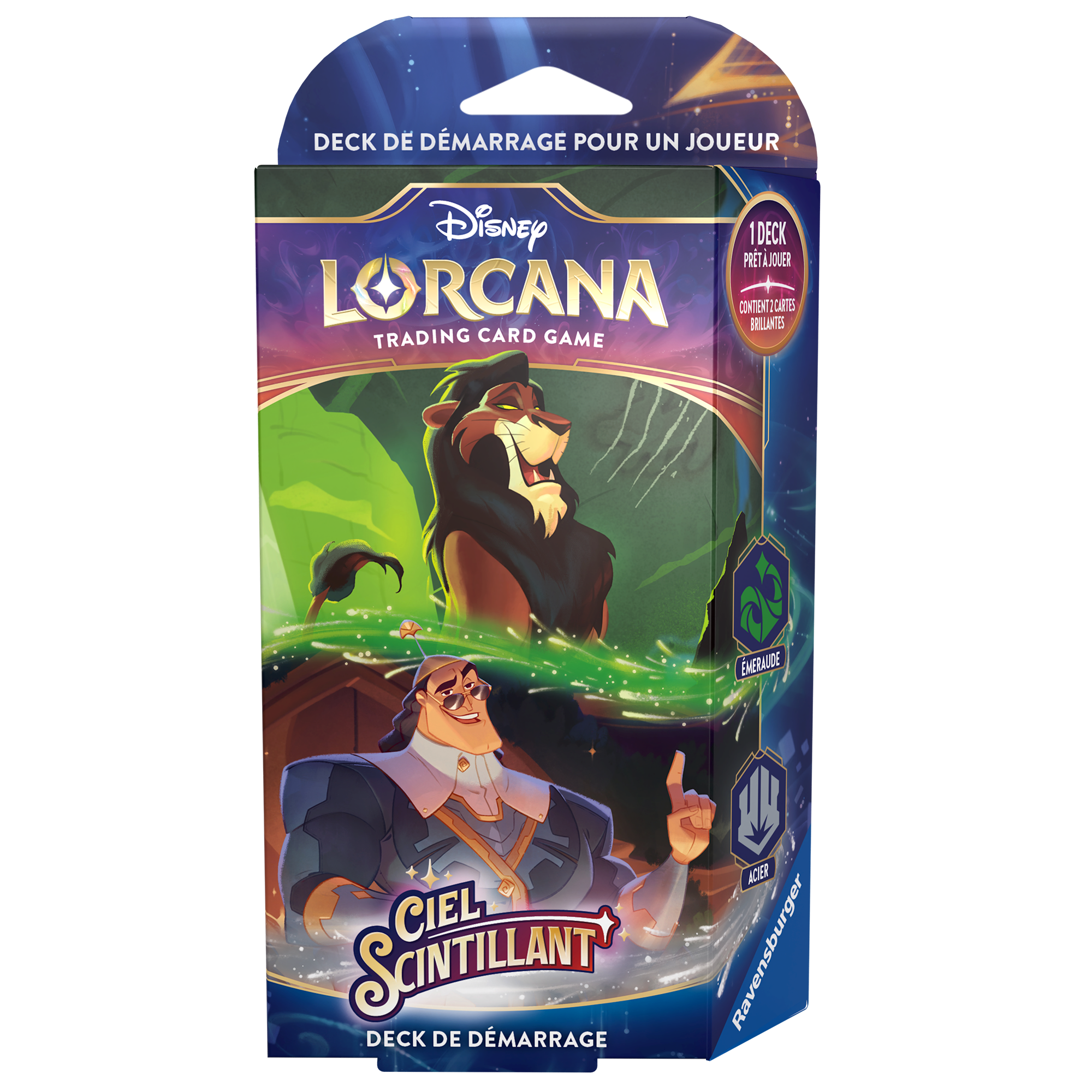 RAVENSBURGER - DISNEY - LORCANA - Ciel Scintillant Chap. 5 : 2x Deck démarrage – Image 2