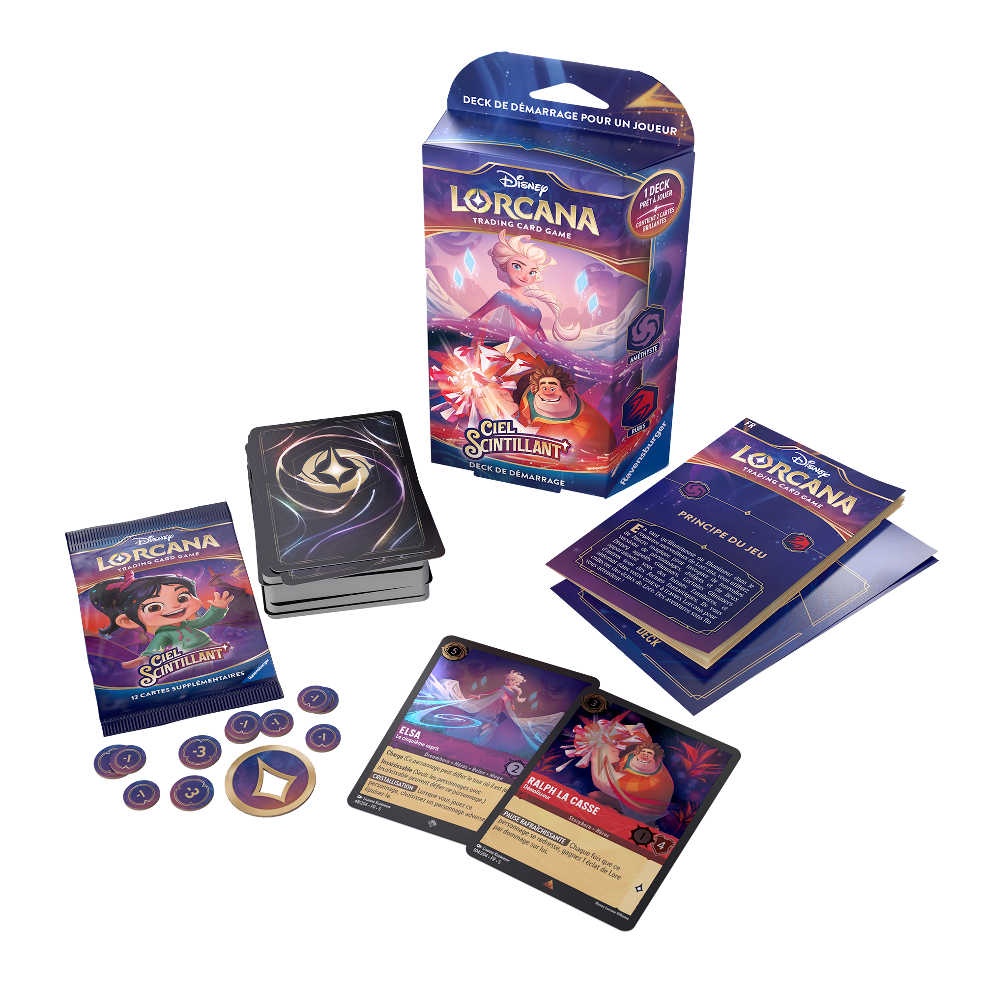 RAVENSBURGER - DISNEY - LORCANA - Ciel Scintillant Chap. 5 : 2x Deck démarrage – Image 5