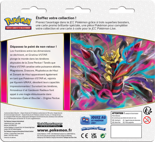 POKEMON - Origine Perdue EB11 : Tripack (3) – Image 3