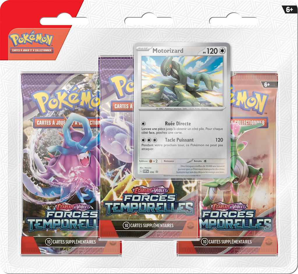 POKEMON - Forces Temporelles EV05 : 2x Tripack différents (6) – Image 2