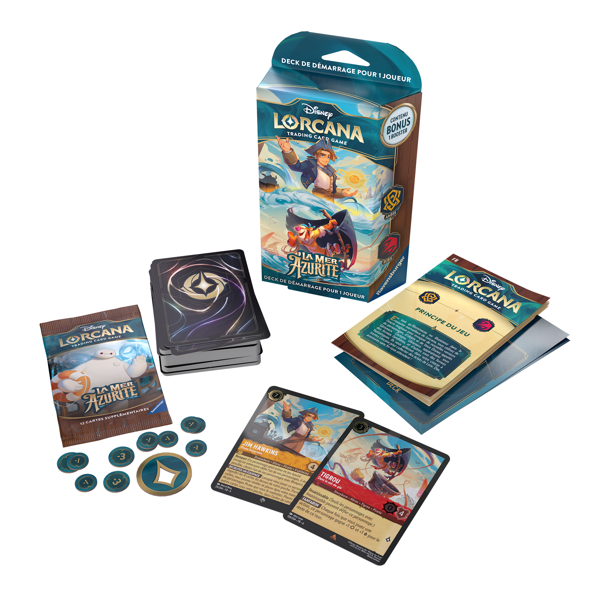 RAVENSBURGER - DISNEY - LORCANA - La Mer Azurite Chap. 6 : Deck x2 – Image 2
