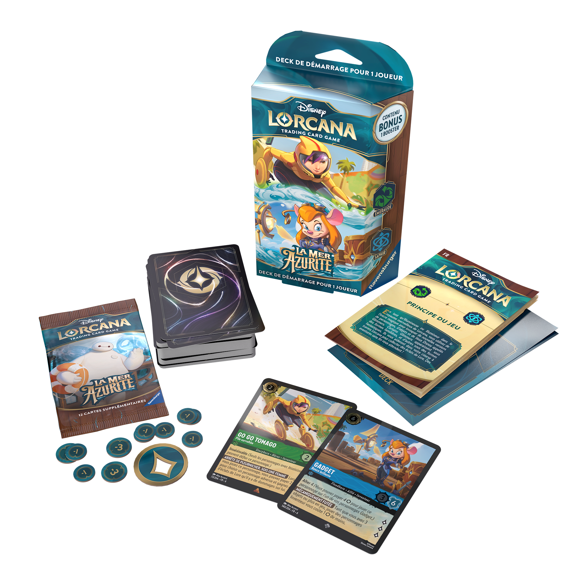 RAVENSBURGER - DISNEY - LORCANA - La Mer Azurite Chap. 6 : Deck x2 – Image 3