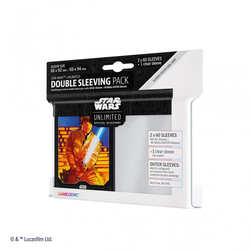 GAMEGENIC - STAR WARS UNLIMITED - Double Sleeving Pack (60x2 + 1) – Image 4