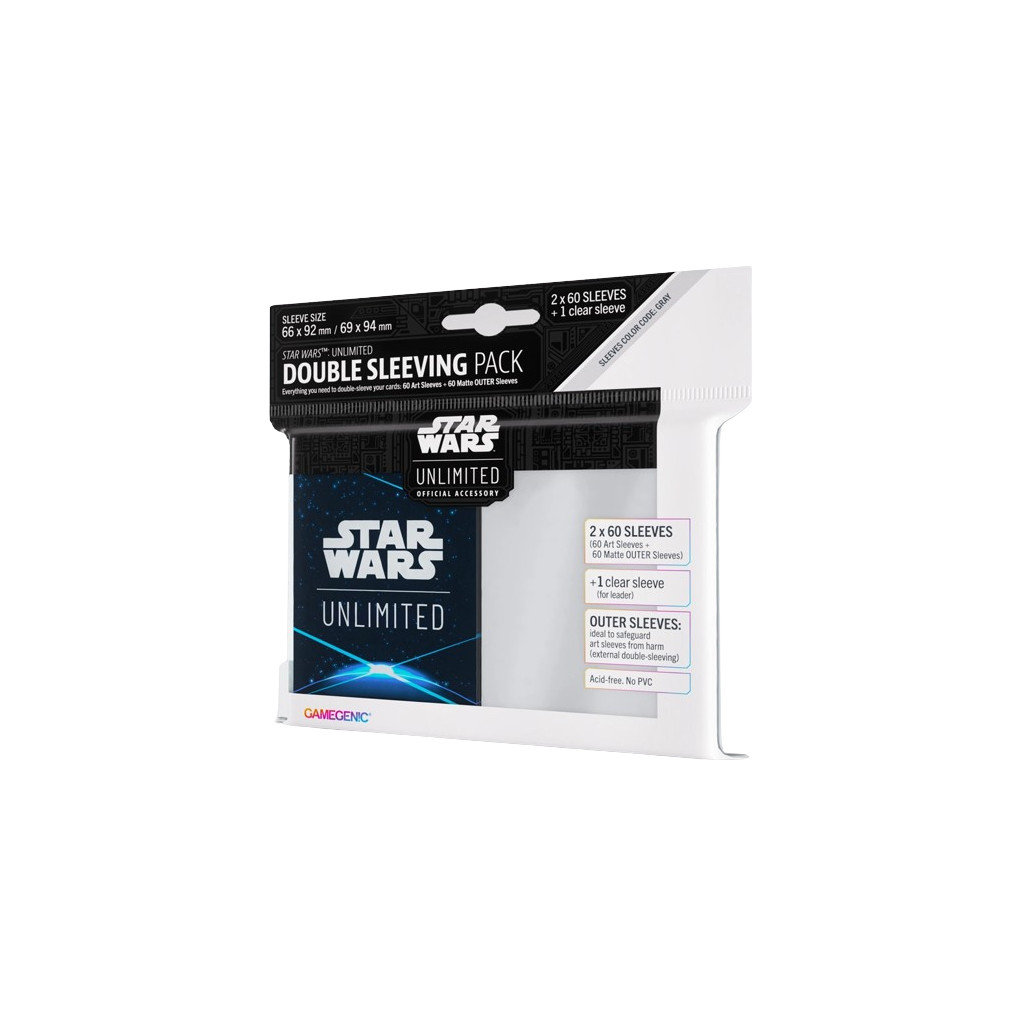 GAMEGENIC - STAR WARS UNLIMITED - Double Sleeving Pack (60x2 + 1) – Image 2