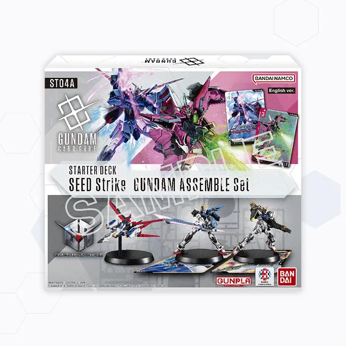 BANDAI - GUNDAM - TCG+ - Bundle GUNDAM Assemble Starter deck + Figurines : ST01A + ST02A + ST03A + ST04A (EN) – Image 4