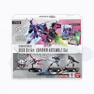 BANDAI - GUNDAM - TCG+ - Bundle GUNDAM Assemble Starter deck + Figurines : ST01A + ST02A + ST03A + ST04A (EN)