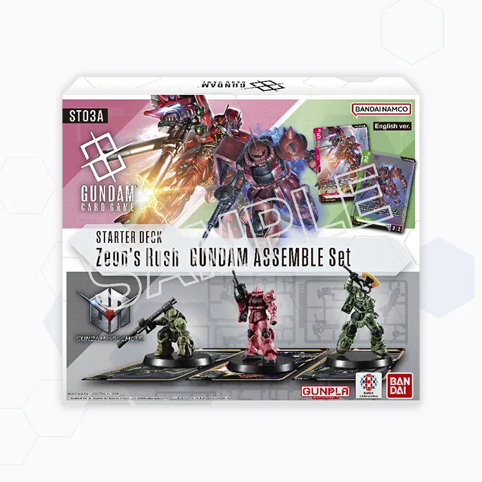 BANDAI - GUNDAM - TCG+ - Bundle GUNDAM Assemble Starter deck + Figurines : ST01A + ST02A + ST03A + ST04A (EN) – Image 2
